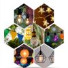 LRYXEG Outdoor String Light Poles Weather Resistant Metal-2
