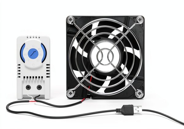 VONNST 120mm USB Quiet Cooling Fan Thermostat Control-5