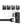 HUAREW 4 Pin PWM Fan Speed Controller Adapter PC Cooling-3
