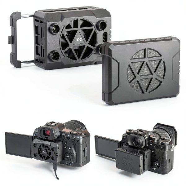 JJC Camera Cooling Fan Semiconductor Cooling Dual Power-0