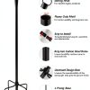 LRYXEG Outdoor String Light Poles Weather Resistant Metal-6
