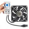 VONNST 120mm USB Quiet Cooling Fan Thermostat Control-3