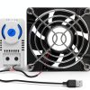 VONNST 120mm USB Quiet Cooling Fan Thermostat Control-0