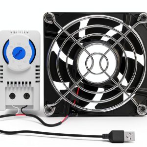 VONNST 120mm USB Quiet Cooling Fan Thermostat Control-0