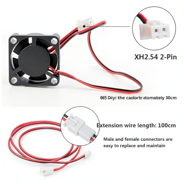 GBA-SZC 3D Printer Fan 12V 24V Cooling Fan Low Noise-2