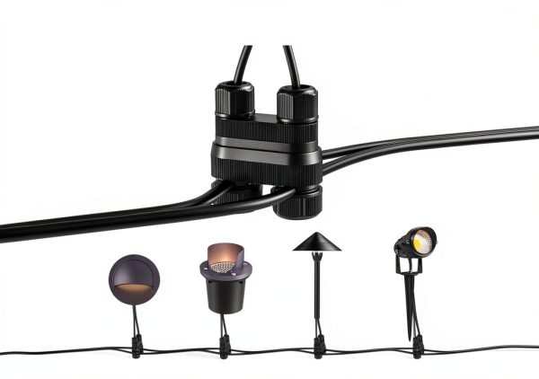 SUNVIE Low Voltage Landscape Lighting Connectors Easy-2