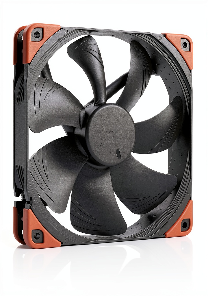 Noctua industrial fan showing rugged construction and IP67 sealing