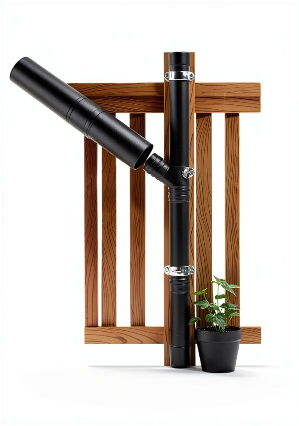 LRYXEG Outdoor String Light Poles Weather Resistant Metal-5