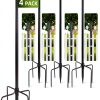 LRYXEG Outdoor String Light Poles Weather Resistant Metal-0