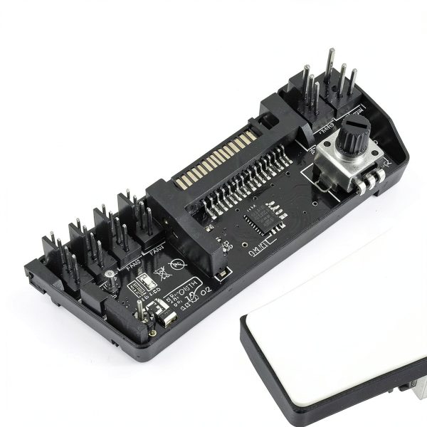 HUAREW 4 Pin PWM Fan Speed Controller Adapter PC Cooling-2