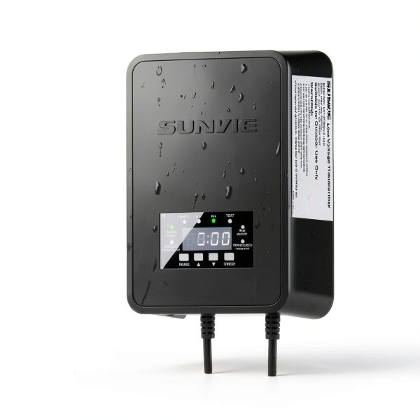 SUNVIE 300W Low Voltage Transformer Outdoor Lighting Dusk to-4