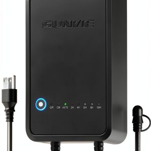 SUNVIE 100W Low Voltage Transformer Dusk to Dawn Timer-0