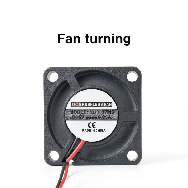 Haldzemo 3007 Fan Raspberry Pi Cooling DC 5V Black-2
