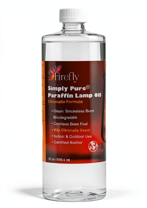 Firefly Fuel Citronella Lamp Oil Kosher Certified Clean Burn-0