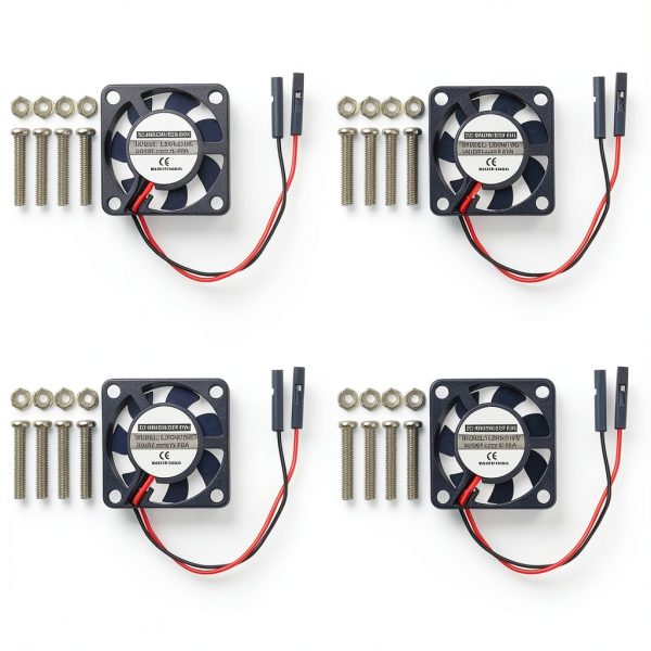 Haldzemo 3007 Fan Raspberry Pi Cooling DC 5V Black-0