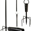 LRYXEG Outdoor String Light Poles Weather Resistant Metal-8