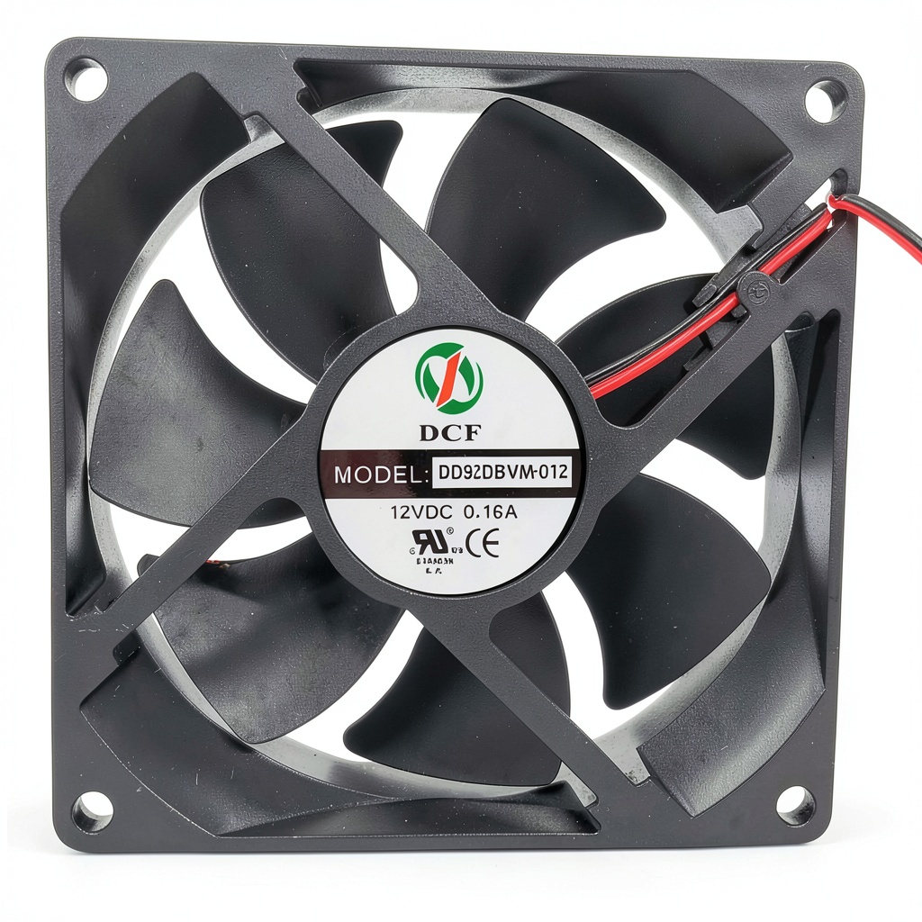 DD92DBVM-012 cooling fan installed in an industrial enclosure