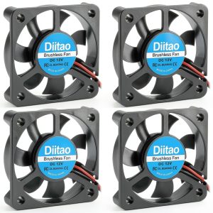 Diitao 50mm DC 12V Cooling Fan for 3D Printers Electronics-0