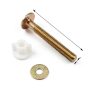 Alamic Toilet Seat Bolts Iron Plastic Heavy Duty-1