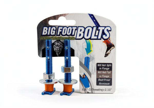 Toilet Floor Bolt Aluminum by Big Foot Bolts-0