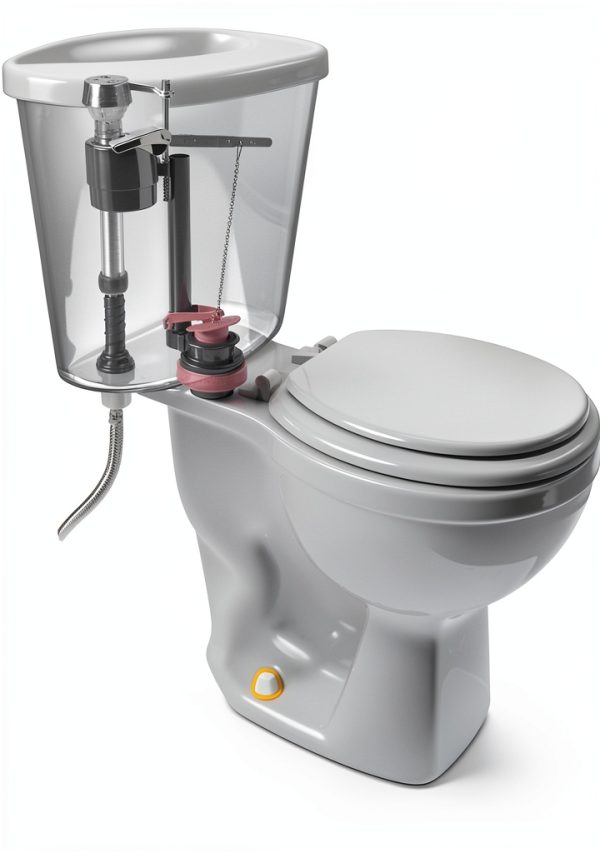 Fluidmaster Toilet Floor Bolts White Plastic-1