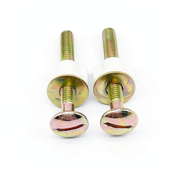 Alamic Toilet Seat Bolts Iron Plastic Heavy Duty-5