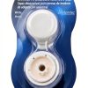 Plumb Pak Toilet Bolt Caps White Plastic Push On-1