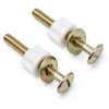 Alamic Toilet Seat Bolts Iron Plastic Heavy Duty-3