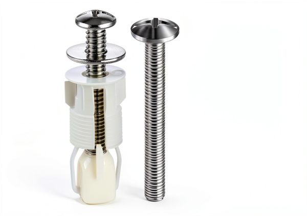 Stainless Steel Toilet Seat Bolts Kit by TreaZieo-5