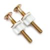 Alamic Toilet Seat Bolts Iron Plastic Heavy Duty-0
