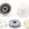 Plumb Pak Toilet Bolt Caps White Plastic Push On-0