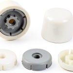 Plumb Pak Toilet Bolt Caps White Plastic Push On-0