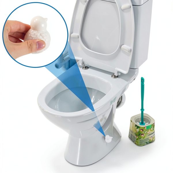 Ceramic Toilet Bolt Cover Set SynHHergyx Bird Design Install 2 Pack-2