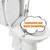 Blulu Plastic Toilet Bolt Cap 16pcs White Round 1.45in Universal-5