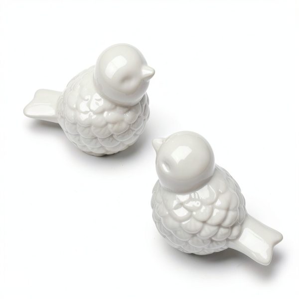 Ceramic Toilet Bolt Cover Set SynHHergyx Bird Design Install 2 Pack-5
