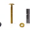 Hibbent Toilet Floor Bolt Set Rubber Grommets-3