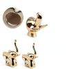 Toilet Bolt Cover Solaradgy Gold Elephant Ceramic MTLS001 Set-3