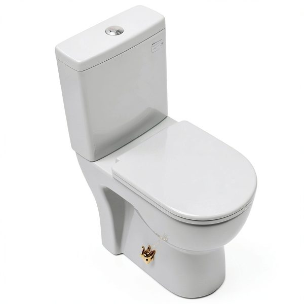Toilet Bolt Cover Solaradgy Gold Elephant Ceramic MTLS001 Set-5