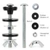 AUGHOA Toilet Bolt Kit 2.87in Stainless Steel with Rubber Washers-3