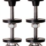 Toilet Tank Bolts Qicrdvi M6 Stainless Steel Set with Washers and Nuts-0