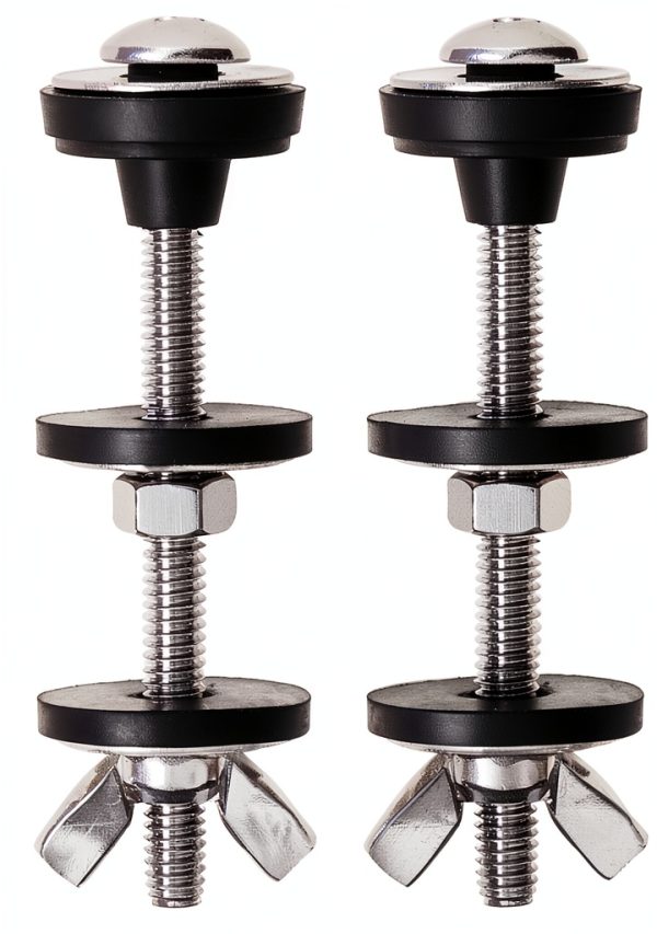 Toilet Tank Bolts Qicrdvi M6 Stainless Steel Set with Washers and Nuts-0