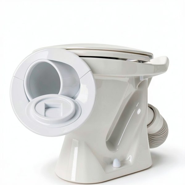 Blulu Toilet Bolt Cap Set 32pcs White Plastic Round Cover 1.45in-3