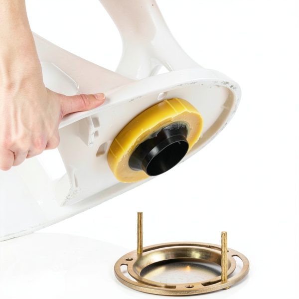 Gtziqa Toilet Bolt Kit 16pcs White/Gold Floor Flange Repair Set-4