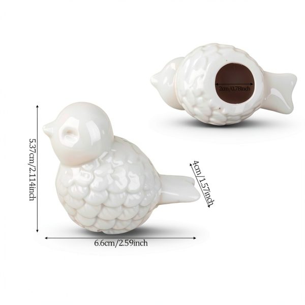 Ceramic Toilet Bolt Cover Set SynHHergyx Bird Design Install 2 Pack-1