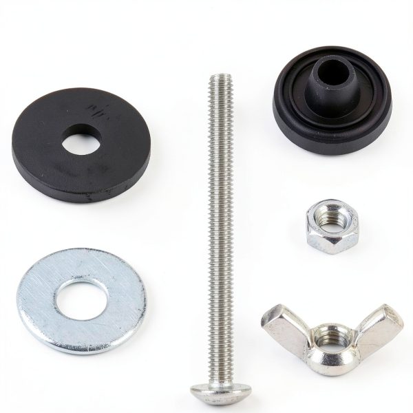20 MULE TEAM Universal Toilet001 Bolt Kit Metal & Rubber Gaskets-4
