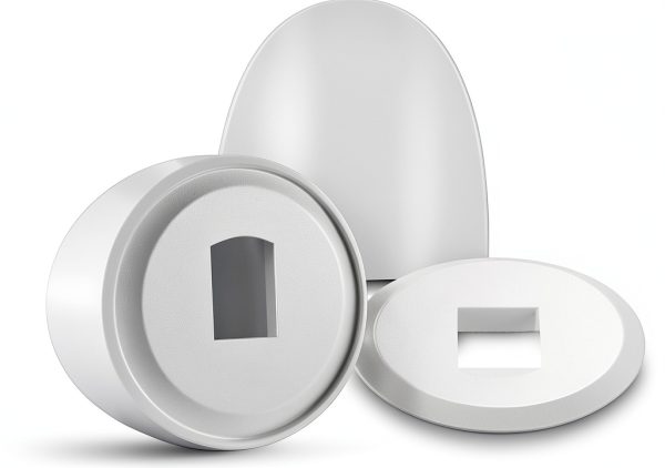 Blulu Plastic Toilet Bolt Cap 16pcs White Round 1.45in Universal-6