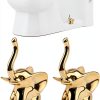 Toilet Bolt Cover Solaradgy Gold Elephant Ceramic MTLS001 Set-0