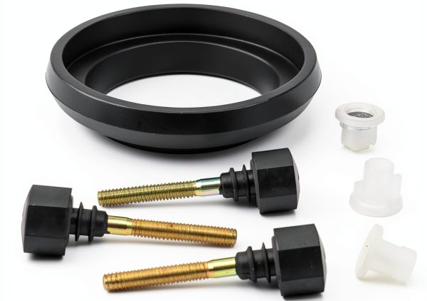 Mansfield 2 Inch Toilet Bolt Kit Rust Free Rubber Heads 7 Piece Set-0