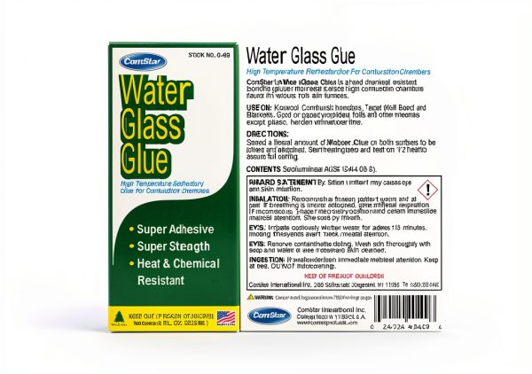 ComStar Water Glass Glue High Temperature Adhesive 8 Oz (40-409)-4