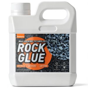 Rock Glue, 31.99OZ Mulch Glue for Landscaping, Fast-Dry Strong Pea Gravel Stabilizer Landscape, Non-Toxic Long-Lasting Dries-Clear Strong Pea Gravel Binder for Pebble, Pine Straw for Outdoor Gardens-0